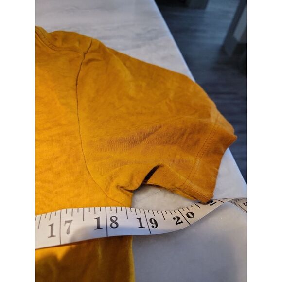 G-Star‎ Raw Mens V- Neck T Shirt Sz X-Small Gold Color - Picture 4 of 6